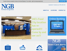 Tablet Screenshot of northeastgabank.com